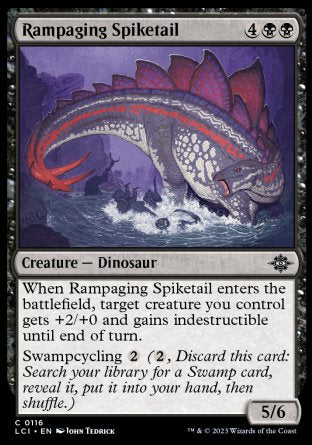 (116) Magic The Gathering The Lost Caverns of Ixalan Single: Rampaging Spiketail  Common
