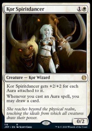 (116) Magic The Gathering Jumpstart Single: Kor Spiritdancer  Rare