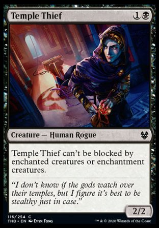 (116/254) Magic The Gathering Theros Beyond Death Single: Temple Thief  Common