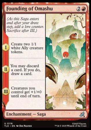 (116) Magic The Gathering Magic: The Gathering | Avatar: The Last Airbender: Eternal Single: Founding of Omashu Holo Uncommon
