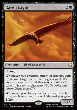 (116) Magic The Gathering Magic: The Gathering | Avatar: The Last Airbender: Promos Single: Raven Eagle Holo Rare