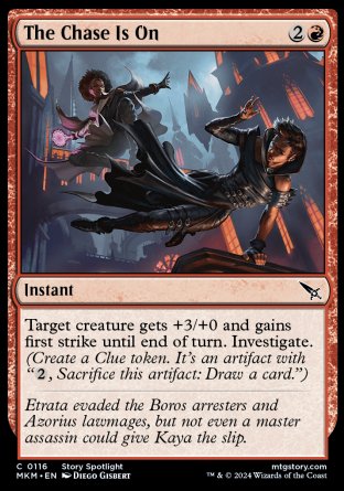 (116) Magic The Gathering Murders at Karlov Manor Single: The Chase Is On  Common