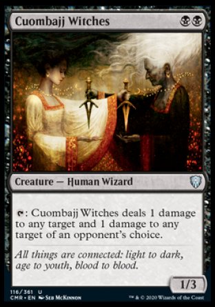 (116/361) Magic The Gathering Commander Legends Single: Cuombajj Witches  Uncommon