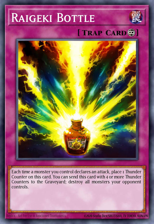 (091) YuGiOh TCG BPW2: Battle Pack 2: War of the Giants - Round 2 Single: Raigeki Bottle  Super Rare