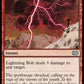 (117) Magic The Gathering Double Masters 2022 Single: Lightning Bolt Holo Uncommon