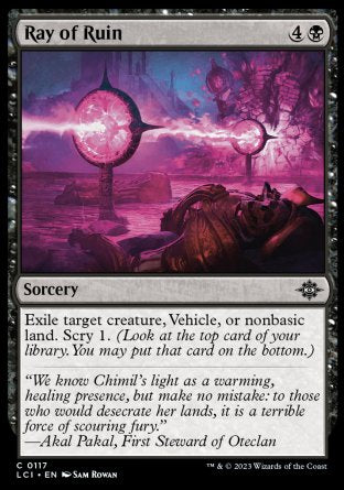 (117) Magic The Gathering The Lost Caverns of Ixalan Single: Ray of Ruin  Common