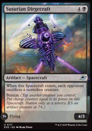 (117) Magic The Gathering Edge of Eternities Single: Susurian Dirgecraft Holo Uncommon