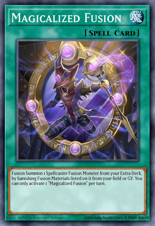(245) YuGiOh TCG MP20: 2020 Tin of Lost Memories Mega Pack Single: Magicalized Fusion  Secret Rare