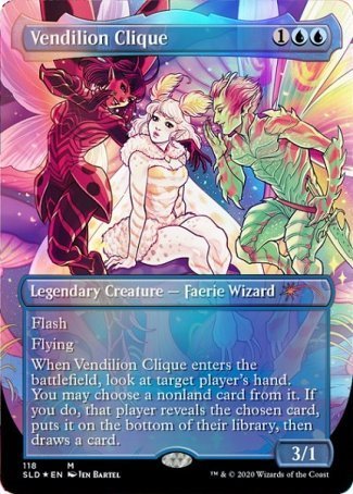 (118) Magic The Gathering Secret Lair Drop Series Single: Vendilion Clique Holo Mythic
