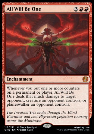 (118) Magic The Gathering Phyrexia: All Will Be One Single: All Will Be One  Mythic