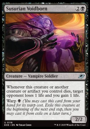 (118) Magic The Gathering Edge of Eternities Single: Susurian Voidborn Holo Uncommon