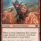 (118) Magic The Gathering Double Masters 2022 Single: Living Lightning Holo Common