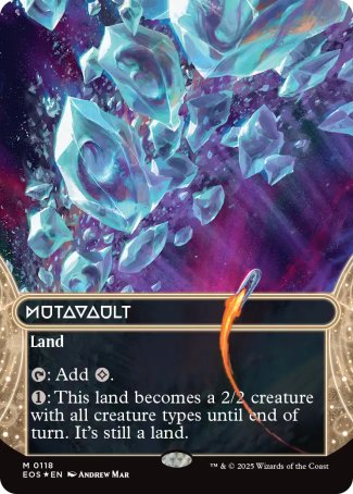(118) Magic The Gathering Stellar Sights Single: Mutavault (V.3)  Mythic