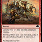 (118) Magic The Gathering Dominaria Remastered Single: Empty the Warrens  Common