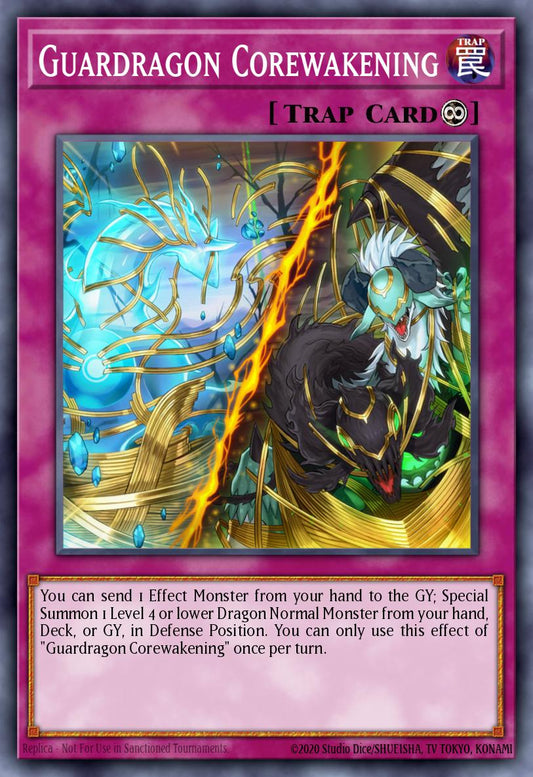 (031) YuGiOh TCG MP20: 2020 Tin of Lost Memories Mega Pack Single: Guardragon Corewakening  Common