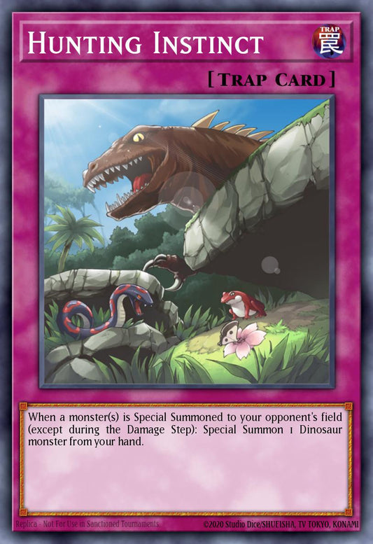 (166) YuGiOh TCG LCJW: Legendary Collection 4: Mega Pack Single: Hunting instinct  Common