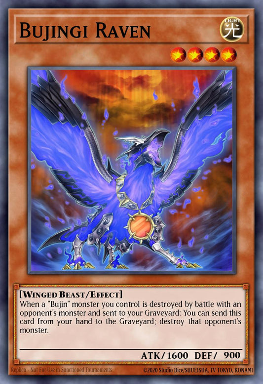 (179) YuGiOh TCG MP14: 2014 Mega-Tins Mega-Pack Single: Bujingi Raven  Rare