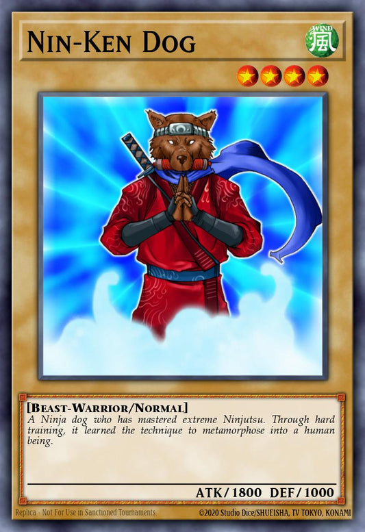 (EN002) YuGiOh TCG DCR: Dark Crisis Single: Nin-Ken Dog (V.2 - Common)  Common