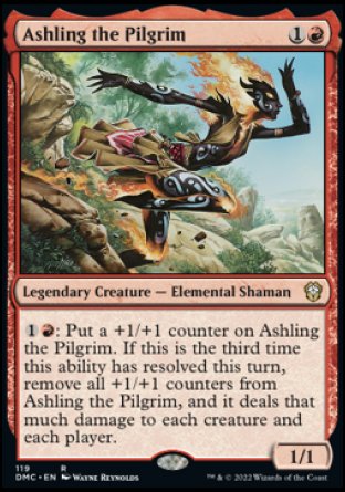 (119) Magic The Gathering Commander: Dominaria United Single: Ashling the Pilgrim  Rare