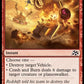 (119) Magic The Gathering Aetherdrift Single: Crash and Burn Holo Common
