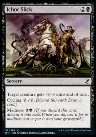 (119/289) Magic The Gathering Time Spiral Remastered Single: Ichor Slick  Common