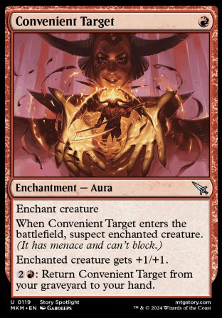 (119) Magic The Gathering Murders at Karlov Manor Single: Convenient Target  Uncommon