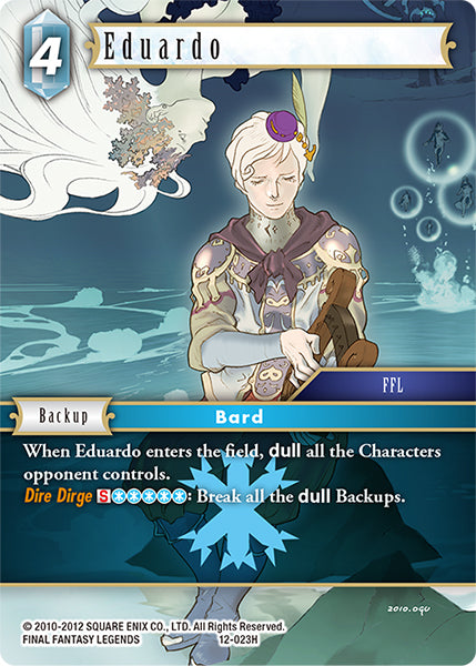 (023) Final Fantasy TCG Opus XII: Crystal Awakening Single: Eduardo (12-023)  Hero