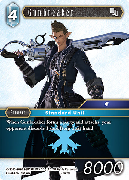 (027) Final Fantasy TCG Opus XII: Crystal Awakening Single: Gunbreaker (12-027) Holo Common