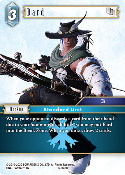 (028) Final Fantasy TCG Opus XII: Crystal Awakening Single: Bard (12-028) Holo Common