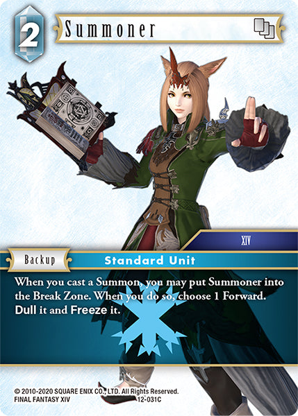 (031) Final Fantasy TCG Opus XII: Crystal Awakening Single: Summoner (12-031) Holo Common