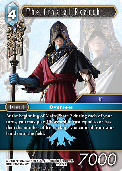 (032) Final Fantasy TCG Opus XII: Crystal Awakening Single: The Crystal Exarch (12-032) Holo Rare