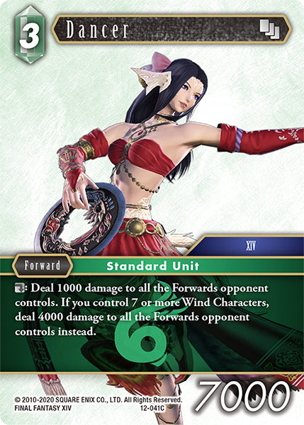 (041) Final Fantasy TCG Opus XII: Crystal Awakening Single: Dancer (12-041)  Common