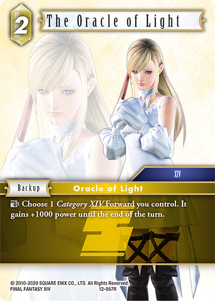 (067) Final Fantasy TCG Opus XII: Crystal Awakening Single: The Oracle of Light (12-067) Holo Rare
