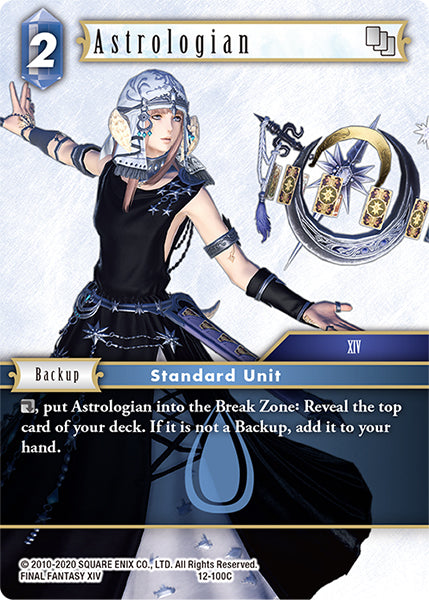 (100) Final Fantasy TCG Opus XII: Crystal Awakening Single: Astrologian (12-100) Holo Common