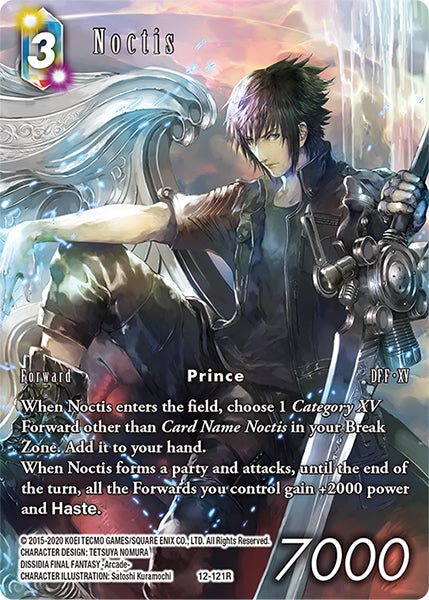 (121) Final Fantasy TCG Opus XII: Crystal Awakening Single: Noctis (12-121) (V.2) Holo Rare