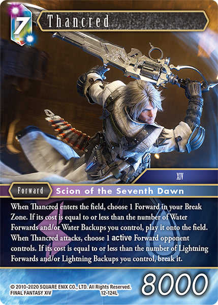 (124) Final Fantasy TCG Opus XII: Crystal Awakening Single: Thancred (12-124)  Legend