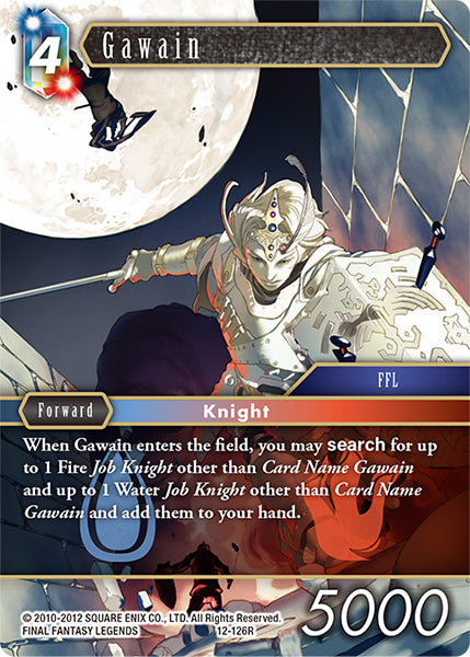 (126) Final Fantasy TCG Opus XII: Crystal Awakening Single: Gawain (12-126) Holo Rare