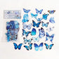 Original Deco Stickers: Butterfly: Blue