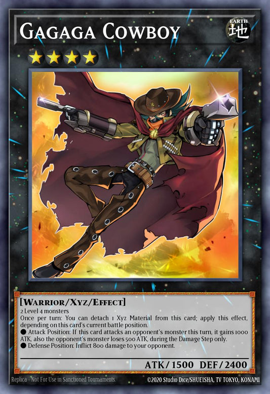 (064) YuGiOh TCG RA04: Quarter Century Stampede Single: Gagaga Cowboy (V.7 - Ultimate Rare)  Ultimate Rare
