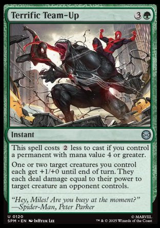 (120) Magic The Gathering Magic: The Gathering | Marvel's Spider-Man Single: Terrific Team-Up  Uncommon