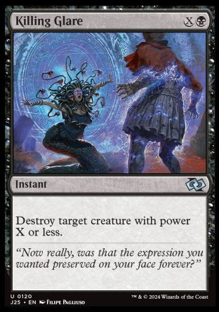 (120) Magic The Gathering Foundations Jumpstart Single: Killing Glare  Uncommon