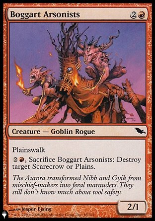 (085) Magic The Gathering The List Single: Boggart Arsonists  Common