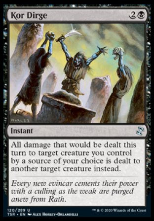 (120/289) Magic The Gathering Time Spiral Remastered Single: Kor Dirge  Uncommon