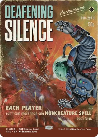 (120) Magic The Gathering Special Guests Single: Deafening Silence Holo Mythic