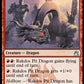 (120) Magic The Gathering Ravnica Remastered Single: Rakdos Pit Dragon  Uncommon