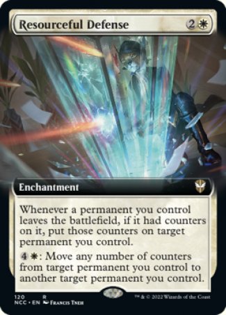 (120) Magic The Gathering Commander: Streets of New Capenna: Extras Single: Resourceful Defense  Rare