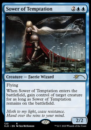 (120) Magic The Gathering Secret Lair Drop Series Single: Sower of Temptation Holo Rare