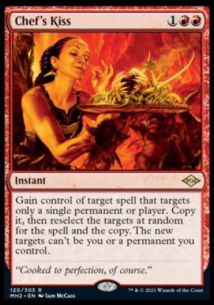 (120) Magic The Gathering Modern Horizons 2 Single: Chef's Kiss  Rare