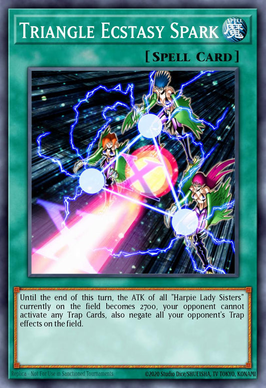 (103) YuGiOh TCG LCJW: Legendary Collection 4: Mega Pack Single: Triangle Ecstasy Spark  Common