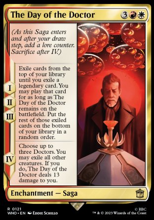 (121) Magic The Gathering Universes Beyond: Doctor Who Single: The Day of the Doctor  Rare